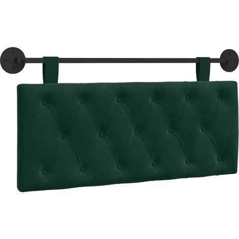 Tête de lit suspendue Vert foncé 110 x 55 x 7 cm Velours (1/5)
