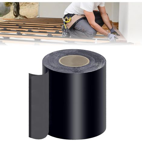 Butyl Tape for Wood Decking Seams Bitumous Sealing Tape for Decking Sealing Repair / Wood Protection ( Rolls, 10cm x 15m) (1/5)