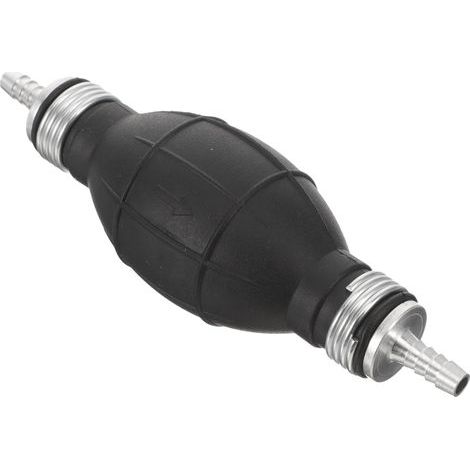 Pompe à Carburant Manuelle 6 Mm en Caoutchouc et Aluminium – Poire D'amorçage Clapet Anti-retour – Transfert Essence Bateau Voiture – Usage Marine et Moteur Hors-bord (1/5)