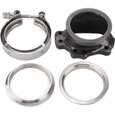 Adattatore per turbocompressore con flangia a scanalatura a V da 3 pollici per turbocompressori Garrett GT25/GT28/T25/T28 (1/5)