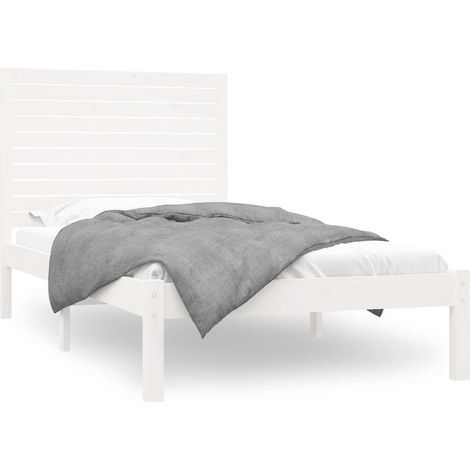 Maison Exclusive - Giroletto Bianco in Legno Massello 90x200 cm (1/5)