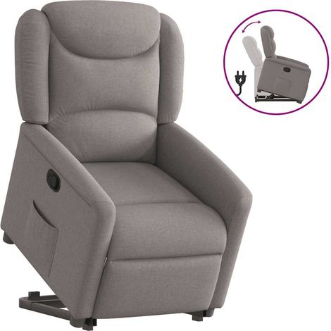 Fauteuil inclinable-Chaise de relaxation-Fauteuil Relax taupe tissu 818199 (1/5)