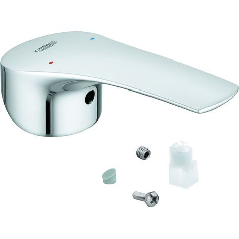 Grohe Hebel für Einhandmischer, mit Temperaturanzeige, Mattschwarz, 485502430 (1/2)