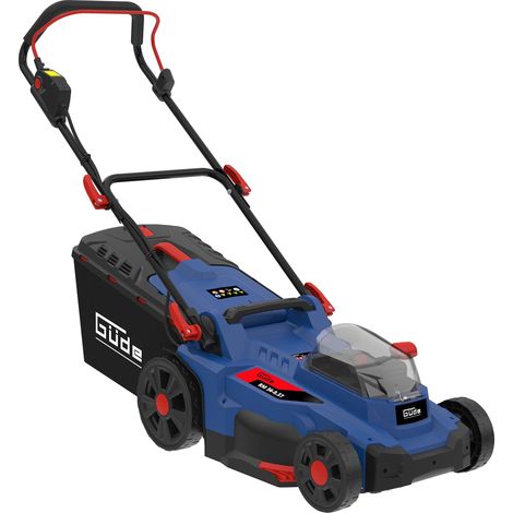 Tondeuse Ă Gazon sans Fil RM 36-402-30.37 (36 V (2 x 18 V) sans balais, Largeur de Coupe 370 mm, 6 Positions de Hauteur de Coupe, Sac collecteur d'herbe de 35 l, cale de paillage, avec 2 (1/5)