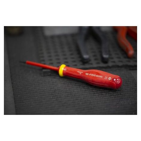 Tournevis à fente Protwist isolé 1000V, Ø3,5mm lame 75mm Facom (1/8)