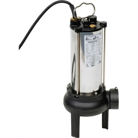 Pompe d'Évacuation Relevage Pour Eaux Chargées JETLY Semisom SM290 J/3 H Monophasé - 136050