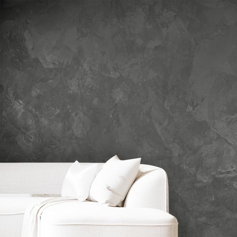 Primacol Polaris Peinture Décorative Intérieure Effet Satiné Scintillant - Black Carbon