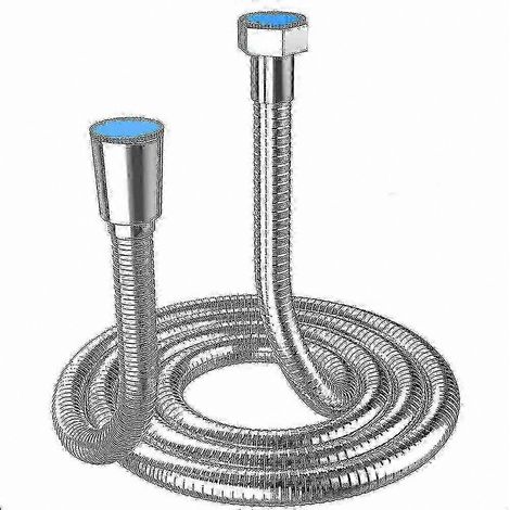 Connecteur, 5 m, en acier inoxydable, finition chromée, pour l'installation et l'entretien des accessoires de salle de bains.-AquaForge (1/5)