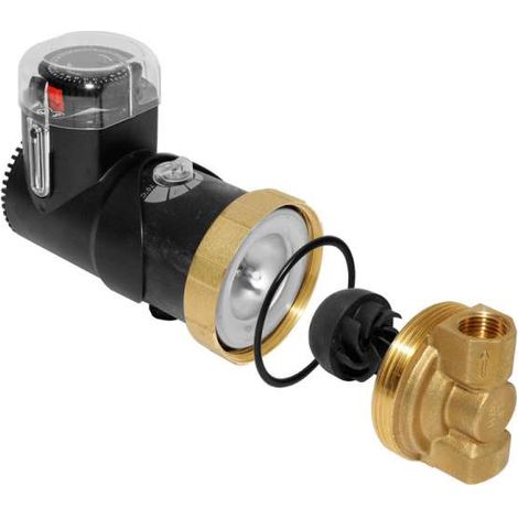 Lowara ecocirc PRO 15-1/65 RU hocheffiziente Zirkulationspumpe m. Thermostat u. Uhr 6050E5180