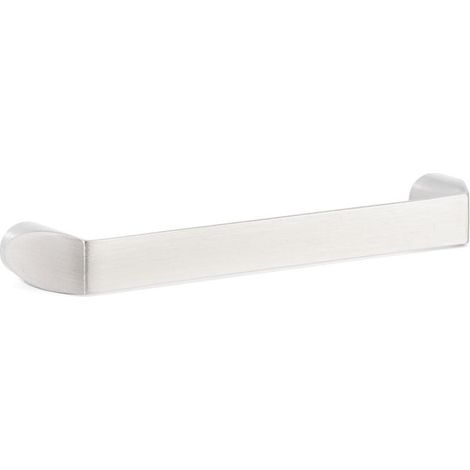 tirador de mueble alan. zamak. para puertas y cajones - giusti acabado niquel satinad dist. agujero dist. 96mm. (1/3)