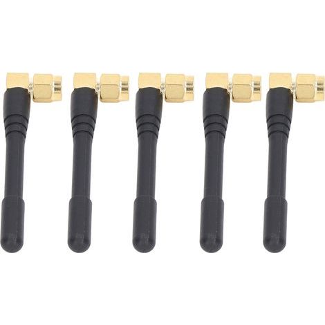 5 Stück GSM-Antennen mit Dualfrequenz, 3 dBi, hoher Verstärkung, SMA-Stecker für Modul-Drohnenalarm (1/5)