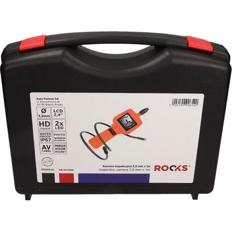 Telecamera Ispezione ROOKS 3,9 mm x 1 m HD (OK-03.0100)