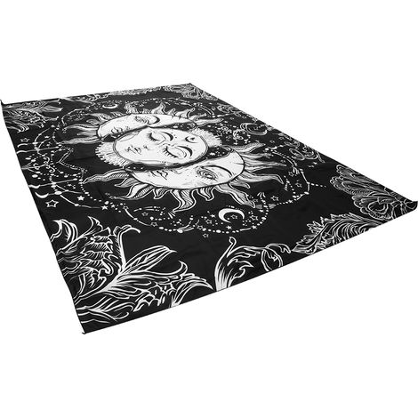 Wandteppich/Teppich im Bohème-Stil aus Polyester für die Schlafzimmerdekoration, 150 x 130 cm (1/5)