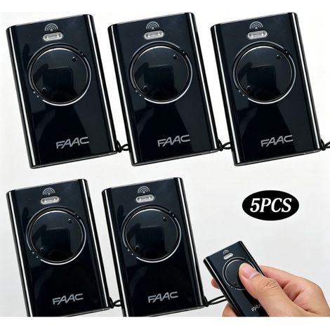 FAAC XT2 868 SLH Black Remote Control - Pack of 5 - Black (1/2)