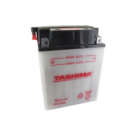 Batterie Blei Tashima Verstärkt 12V, 14Ah Für Rasentraktor. L: 134, B: 89, H: 176mm, + links Für Schneemobil, Quad, Nutzfahrzeug
