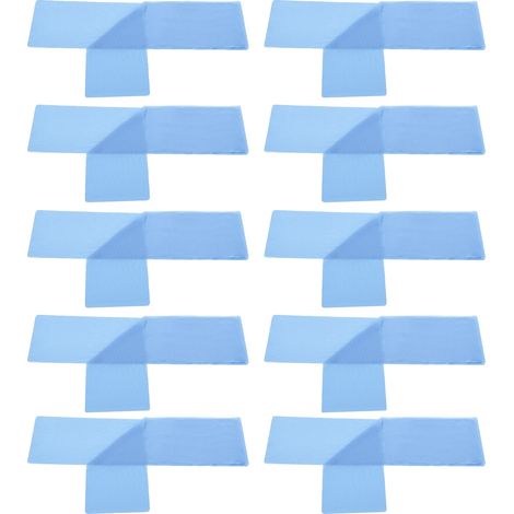 Decoración de silla de tul, diseño elegante, uso versátil, azul. (1/2)