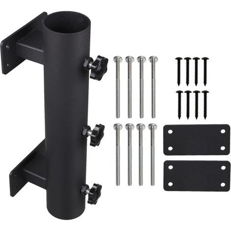 Ce support de parasol convient aux parasols d'un diamètre de 33 mm à 45 mm et est idéal pour une utilisation en extérieur et sur une terrasse. (1/5)