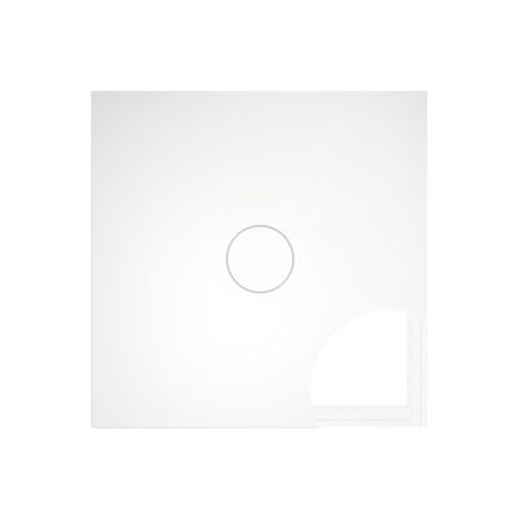 BetteAir Duschfliese mit Minimum-Wannenträger, 1000x900mm,