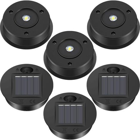 6 Pièces Lampes Solaires Lumens de Rechange Pièces de Lanterne Solaire LED Panneau Solaire Lanterne Couvercle Lumières pour Lanternes Solaires Suspendues Extérieures Décor de Jardin Patio (1/5)