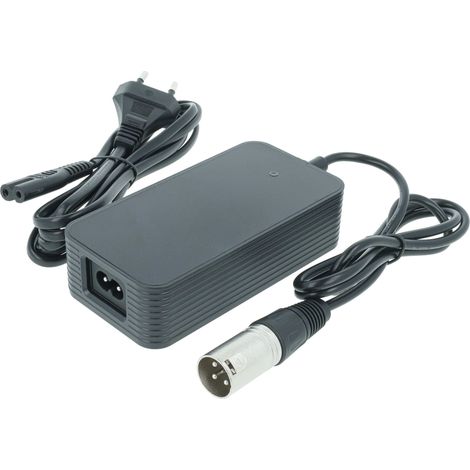 vhbw cargador compatible con Real bicicletas eléctricas Para baterías con conexión de 3 pin 58 W