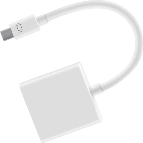 Adaptateur Mini DisplayPort vers DVI, convertisseur mâle-femelle pour moniteurs vidéo 1080p. (1/5)