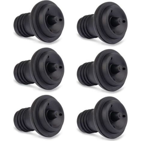 6 pièces-bouchons pour pompe vide-gris,Bouchon vin rouge, bouchon sous vide vin rouge, bouchon bouteille sous vide vin, bouchon individuel (1/5)
