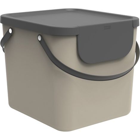 CUBO RECICLAJE APILABLE ALBULA 40 L - TAUPE - 344TAUPE (1/3)