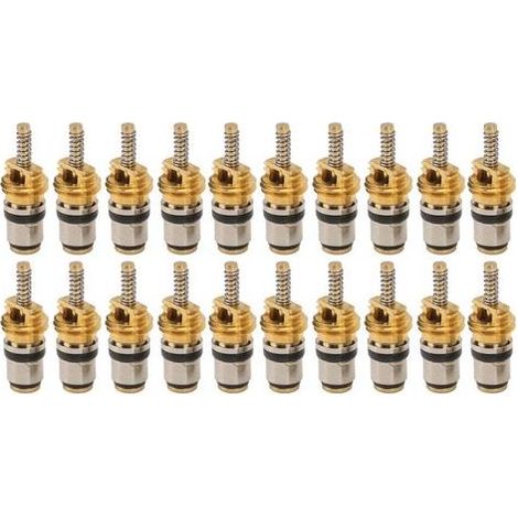 20pcs Tic de noyau de soupape à haute pression pour la plupart des pneus de climatisation de voiture automobile Remplacement de pneu Remplacement de Peugeot (1/5)