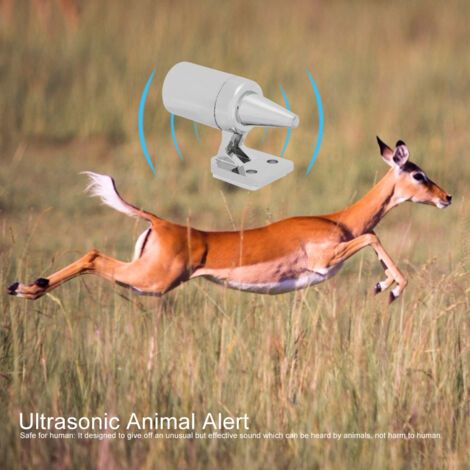 DEESSE SHOP-4 pièces voiture détachable ultrasons cerf serpent alerte alarme sonore énergie éolienne Animal répulsif ruban (1/5)