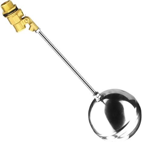 Vannes à bille flottantes en acier inoxydable à filetage mâle, réglables, en laiton, pour réservoirs et systèmes d'eau, multicolores et résistantes. Valve d'origine 2CM 3 (1/5)