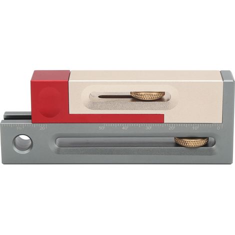 Outil de réglage de fente pour scie circulaire, bloc de mesure mobile de précision, outils pour tenons et mortaises en menuiserie (1/5)