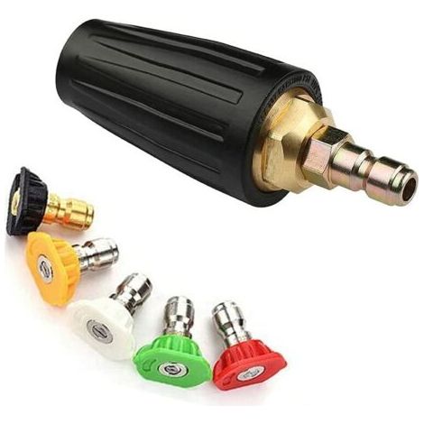 Buse turbo rotative, 3000PSI 035 Buse turbo rotative pour nettoyeur haute pression 1/4" Connexion rapide (1/5)