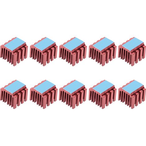 10 pièces Dissipateur Thermique pour Pilote Moteur Pas-à-pas TMC2100/TMC2208, Compatible Imprimante 3D (1/5)