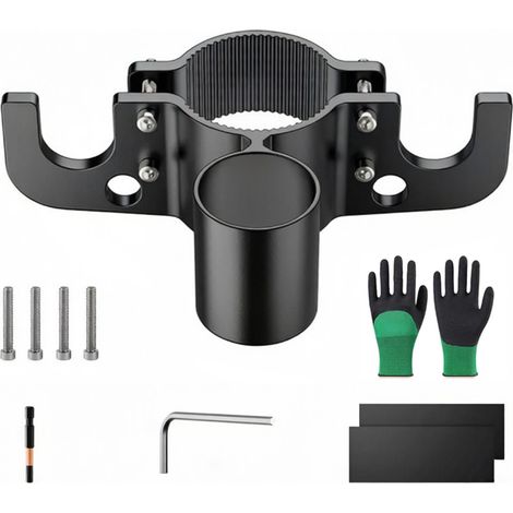Organisateur chaîne remorque aluminium robuste, support 7 broches, pour camping-car. Gestion sécurisée des câbles, accessoire indispensable pour remorquage. (1/5)