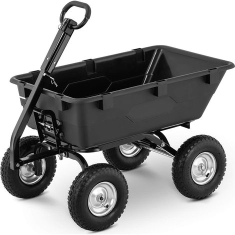 Carriola da giardino con cassone ribaltabile - 550 kg - 150 litri 140007472