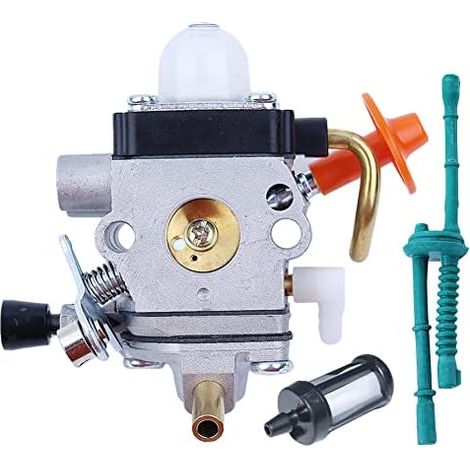 Kit carburatore, per decespugliatore Stihl Fs90 Fs110 Ht101 Fs130 Fs100 Fs110R Km110R Km130 Hl100 Ht100 Fs100Rx Fs130R Fs87 Fs100R Km90 Km90R Km100 Trimmer, 41801200604 4180182950 (1/5)