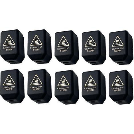 10 Stück Silikon-Düsensocken für Anycubic Kobra S1 Max, Druckkopf-Schutzhüllen, Hotend-Silikonhüllen, 3D-Druckerteile (1/5)