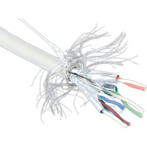 GOOBAY CAT.6 Verlegekabel, S/FTP PIMF, 100 m Spule