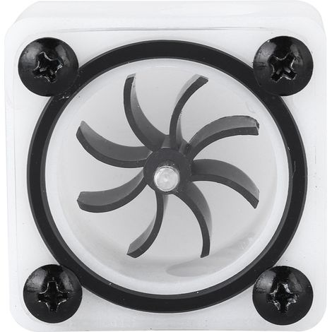 Compteur de débit rotatif G1/4 pour refroidissement liquide PC, 2 voies (1/5)