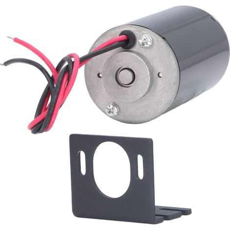 Moteur CC haute vitesse XD-3440, moteur réversible à vitesse réglable, moteur miniature, 12 V, 50 W, 3 000 tr/min, avec support (1/5)