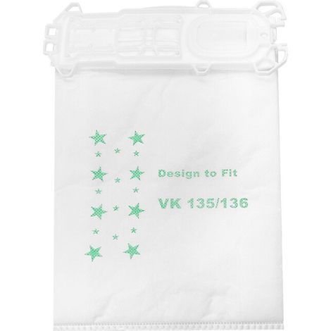 Accessori aspirapolvere accessori pulizia aspirapolvere adatto per VK135 VK136 10 sacchi polvere (1/5)