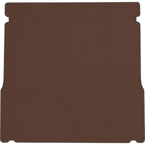 Tapis de coffre en EVA pour Peugeot 308 II Kombi / SW (2014-2021), motif nid d'abeille marron (1/5)