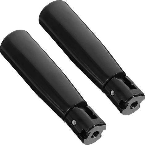 2 poignées rotatives filetées pour tour, manivelle de perceuse, manivelle d'antenne de camping-car-10.00X2.50X2.50CM-Black