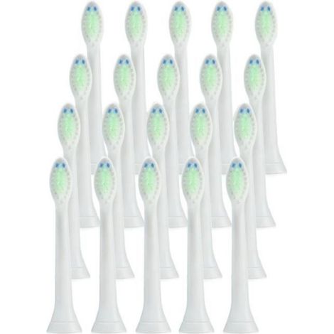 20pcs HX6064 Têtes de brosse de rechange compatibles avec la brosse à dents électrique