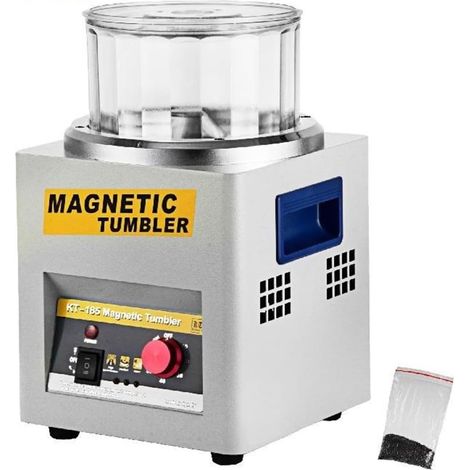Machine à polir les bijoux KT-185 gobelet magnétique bijoux polisseuse Mini métal finisseur Machine de finition AC 110 V/220 V or pièces de précision polisseuse Nettoyant pour polisseuse de surface (1/5)