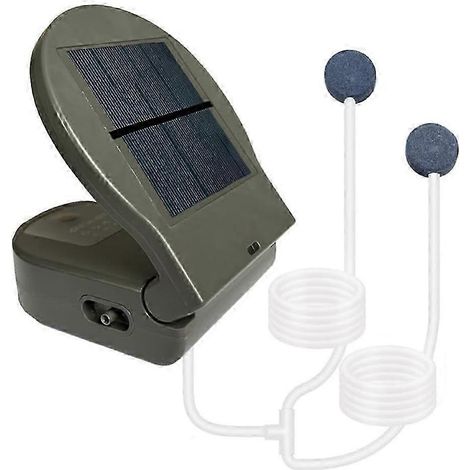 Pompe à oxygène solaire, adaptée à la circulation de l'eau dans les bassins de jardin et les aquariums. (1/5)