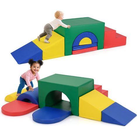 module motricité bébé, parcours motricité bébé, blocs de construction en mousse,aire de jeux en mousse,blocs d’escalade en mousse,module de motricit (1/5)