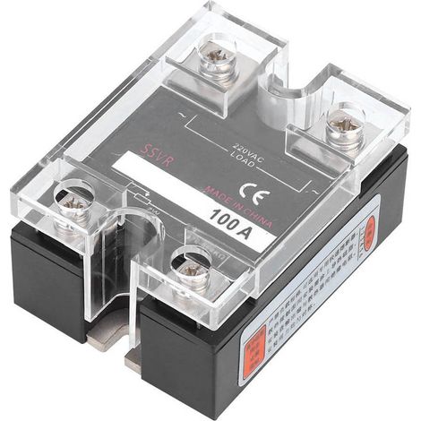 Régulateur de tension statique monophasé SSVR 470-560KΩ Charge 220VAC Fournitures électriques (BERM-R 100A) (1/5)