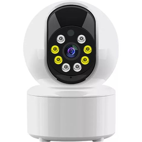 cámara de seguridad para interiores, detección de movimiento, comunicación bidireccional, almacenamiento en tarjeta SD, monitoreo de mascotas. (1/5)