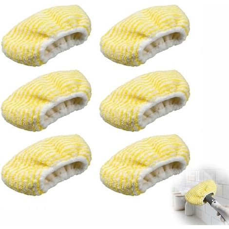 Chiffons de Rechange en Microfibre, Housses Réutilisables Compatibles avec Nettoyeur Vapeur EasyFix SC2 SC3 SC4 SC5, Accessoires pour Nettoyage